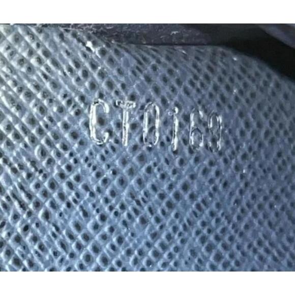 Louis Vuitton Epi Leather Wallet CT0169 EUC with COA in Navy - Picture 7 of 9